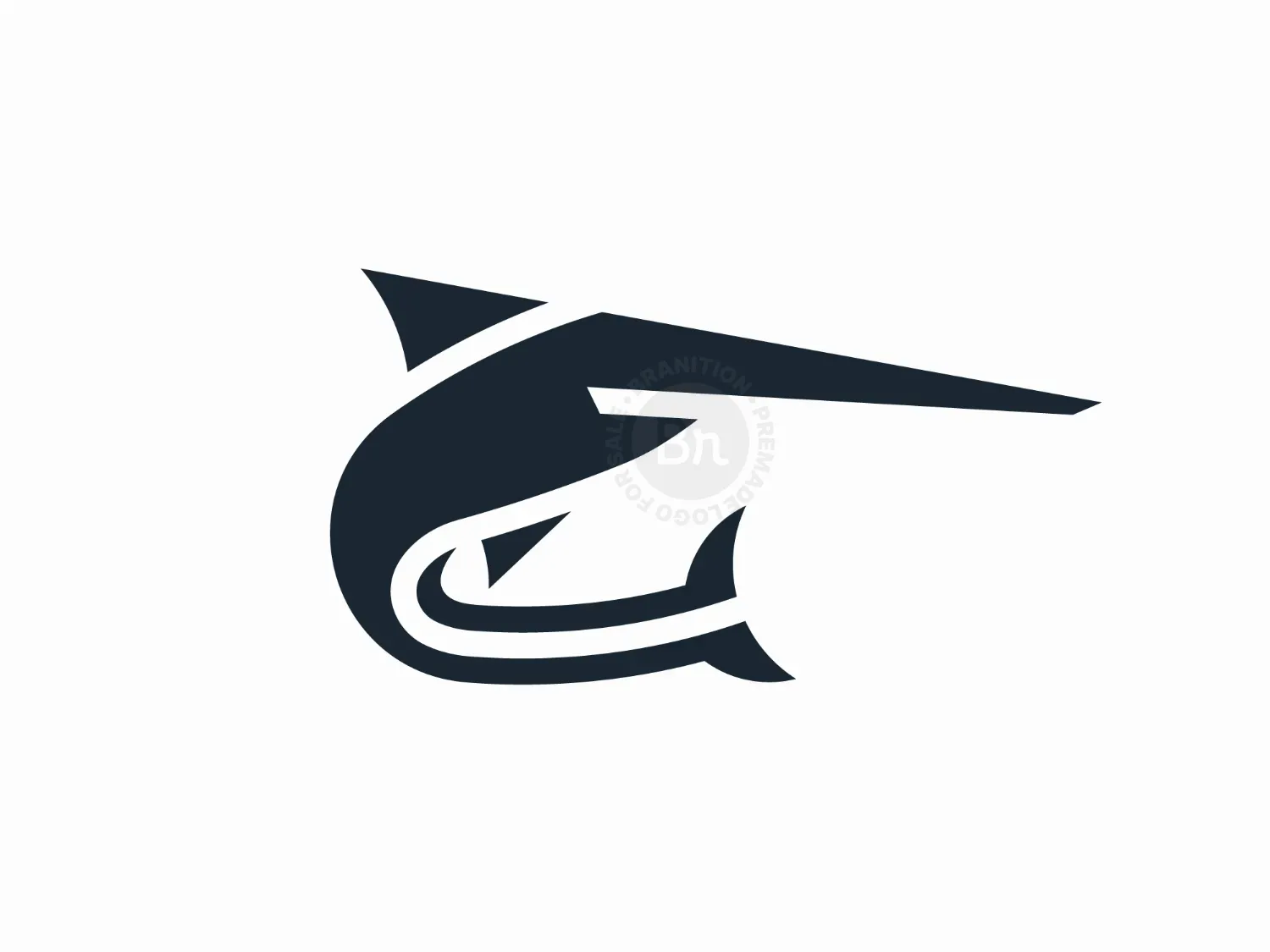 Modern Tech Swordfish Logo