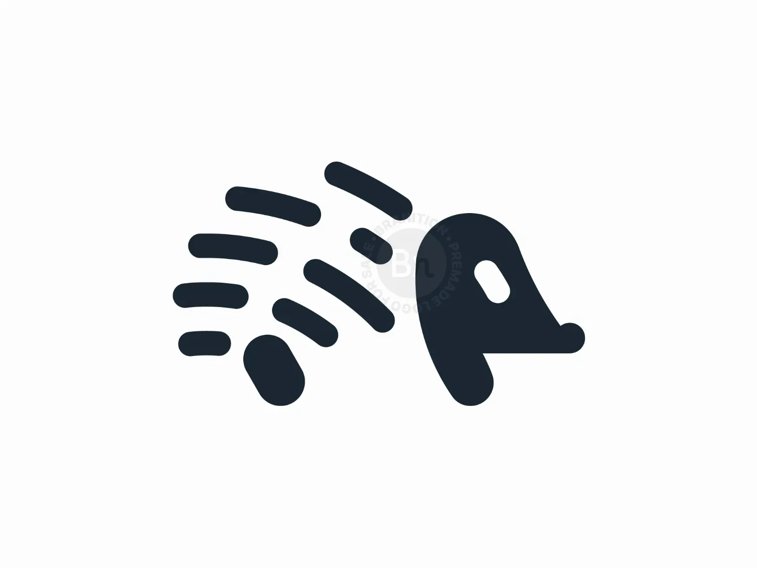 Simple Porcupine Logo