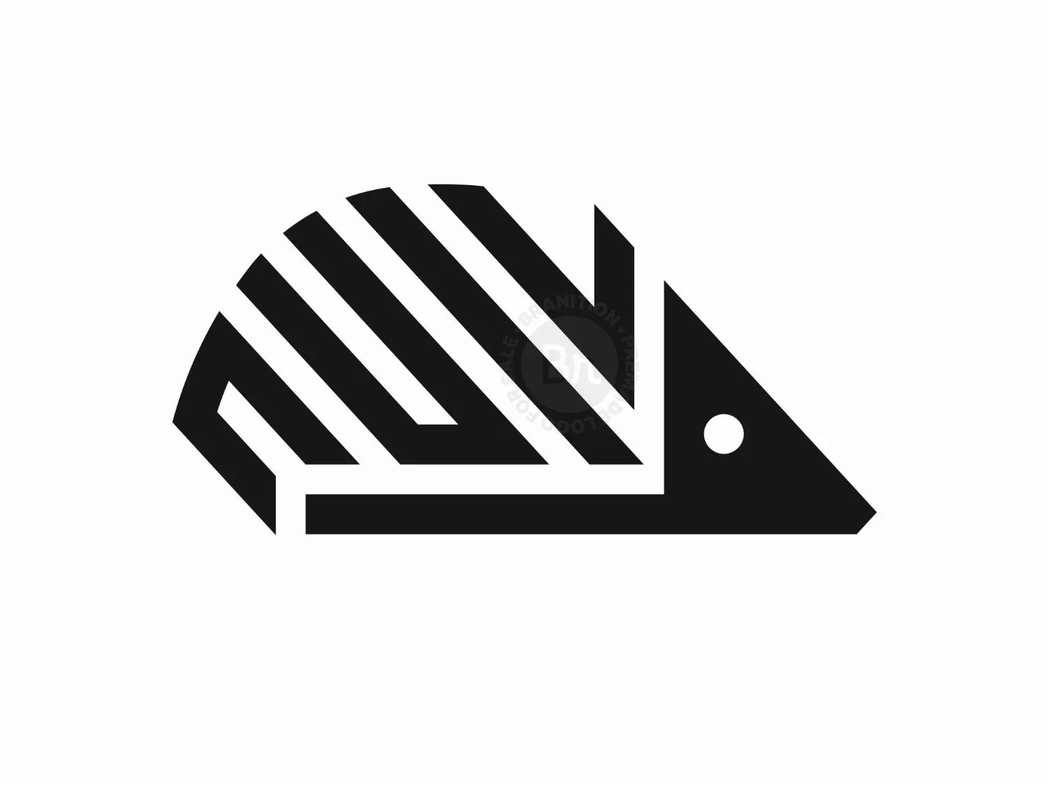 Modern Tech Porcupine Logo
