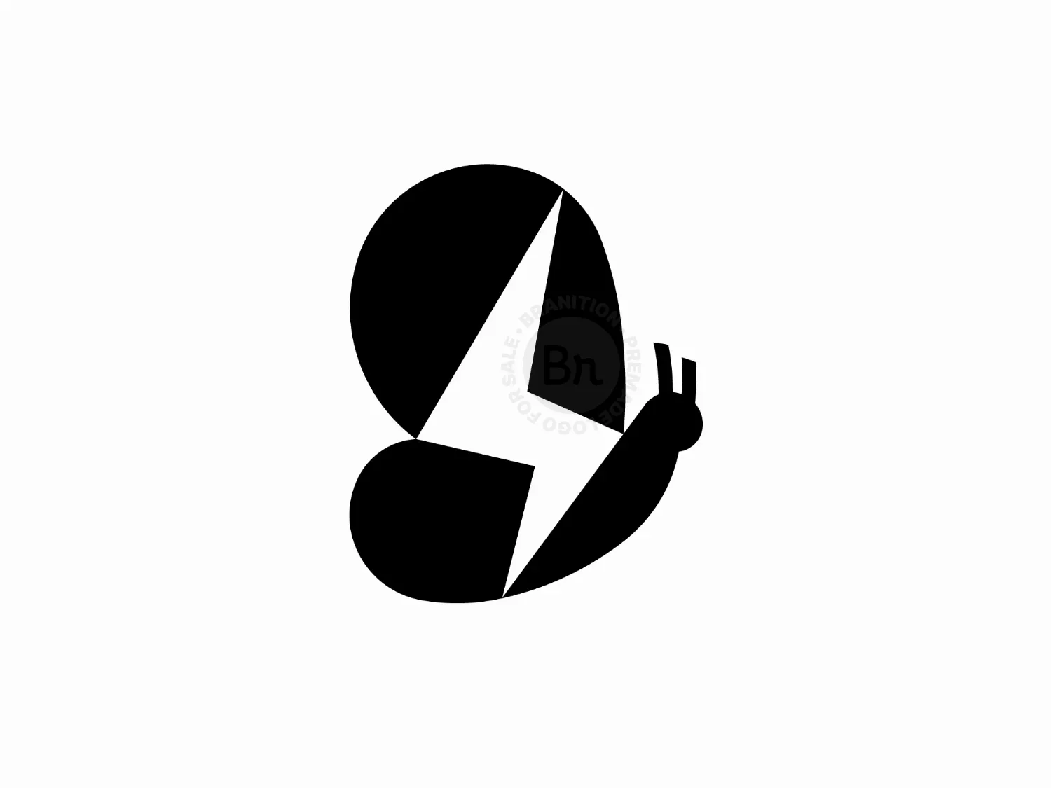 Butterfly Lightbolt Logo