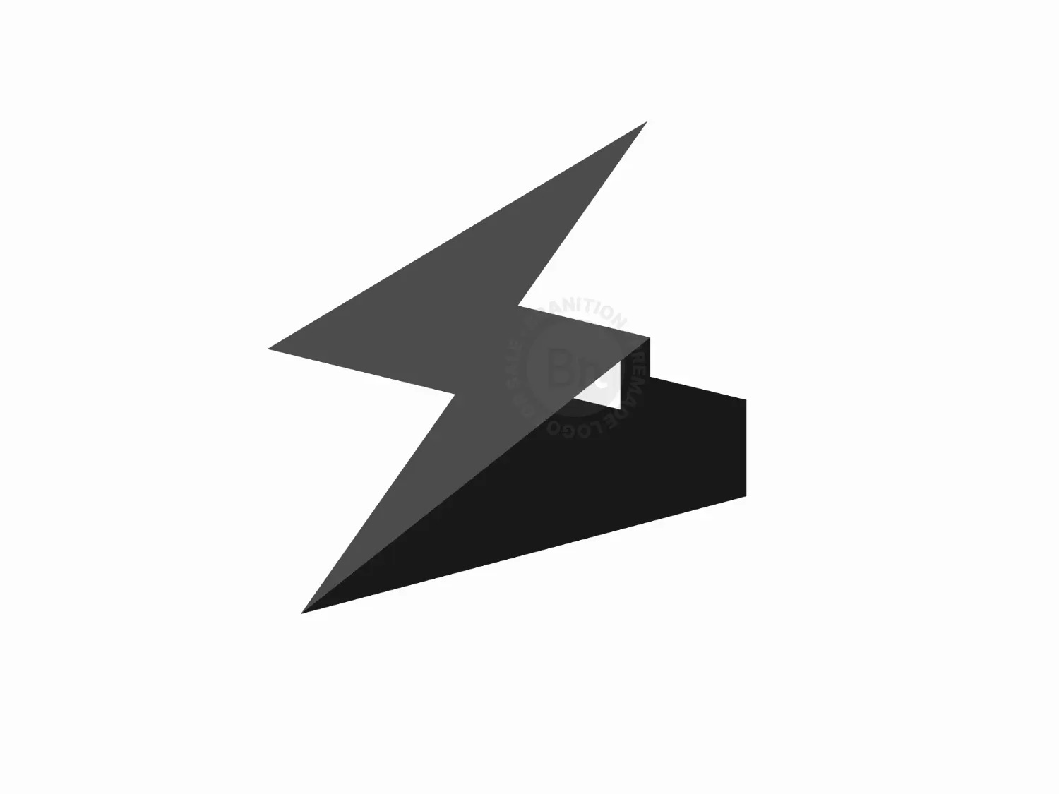 Bull Horn Lightbolt Logo