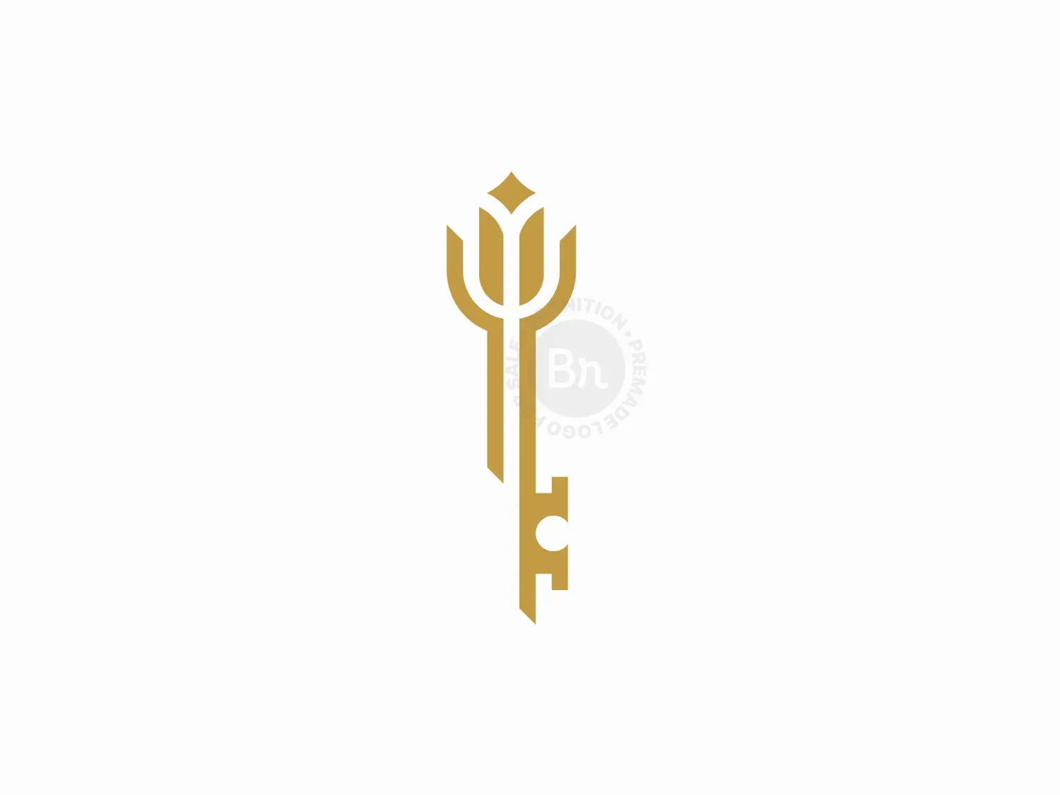 Gold Key FLower Logo