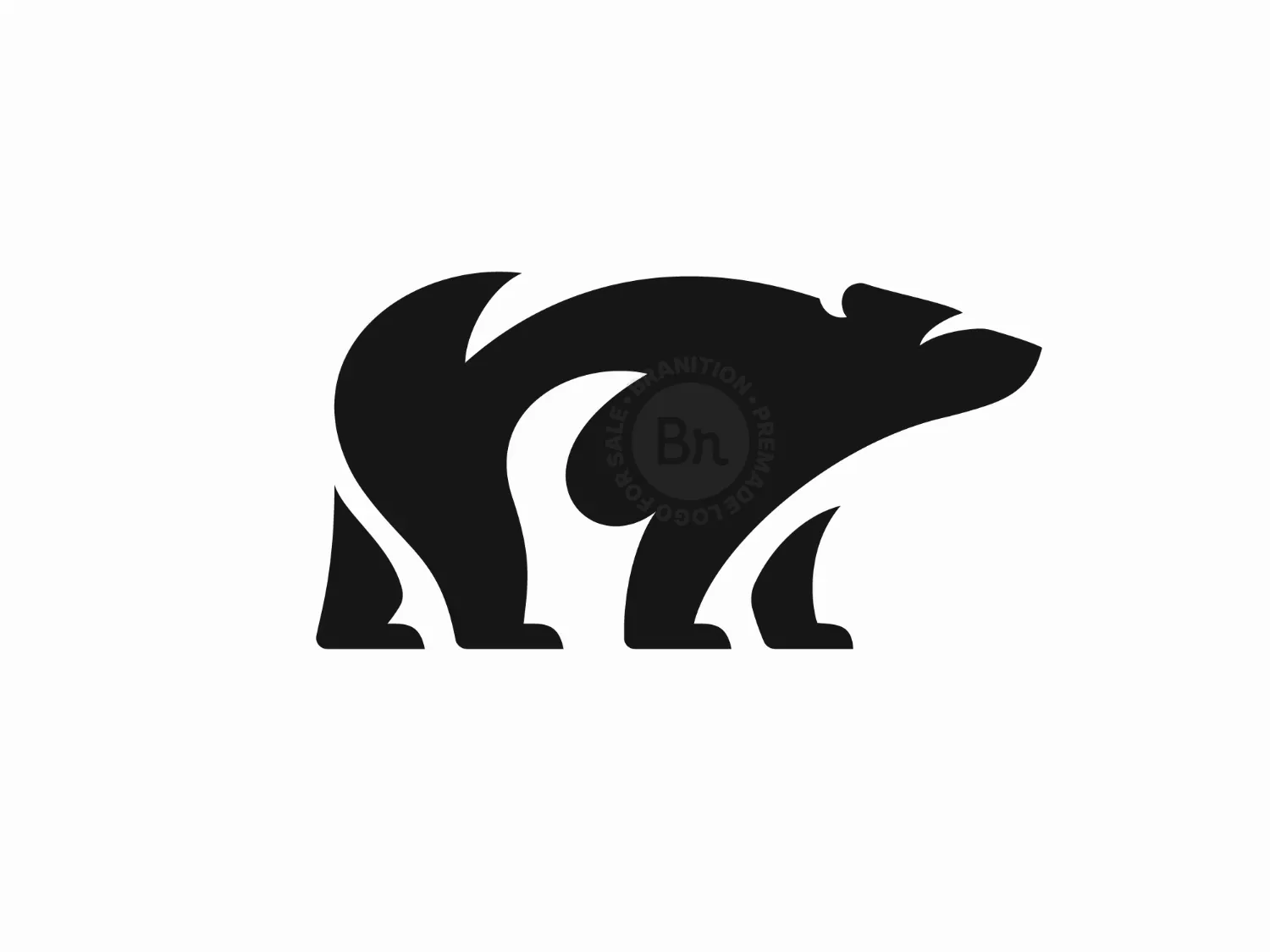Simple Stylized Bear Logo