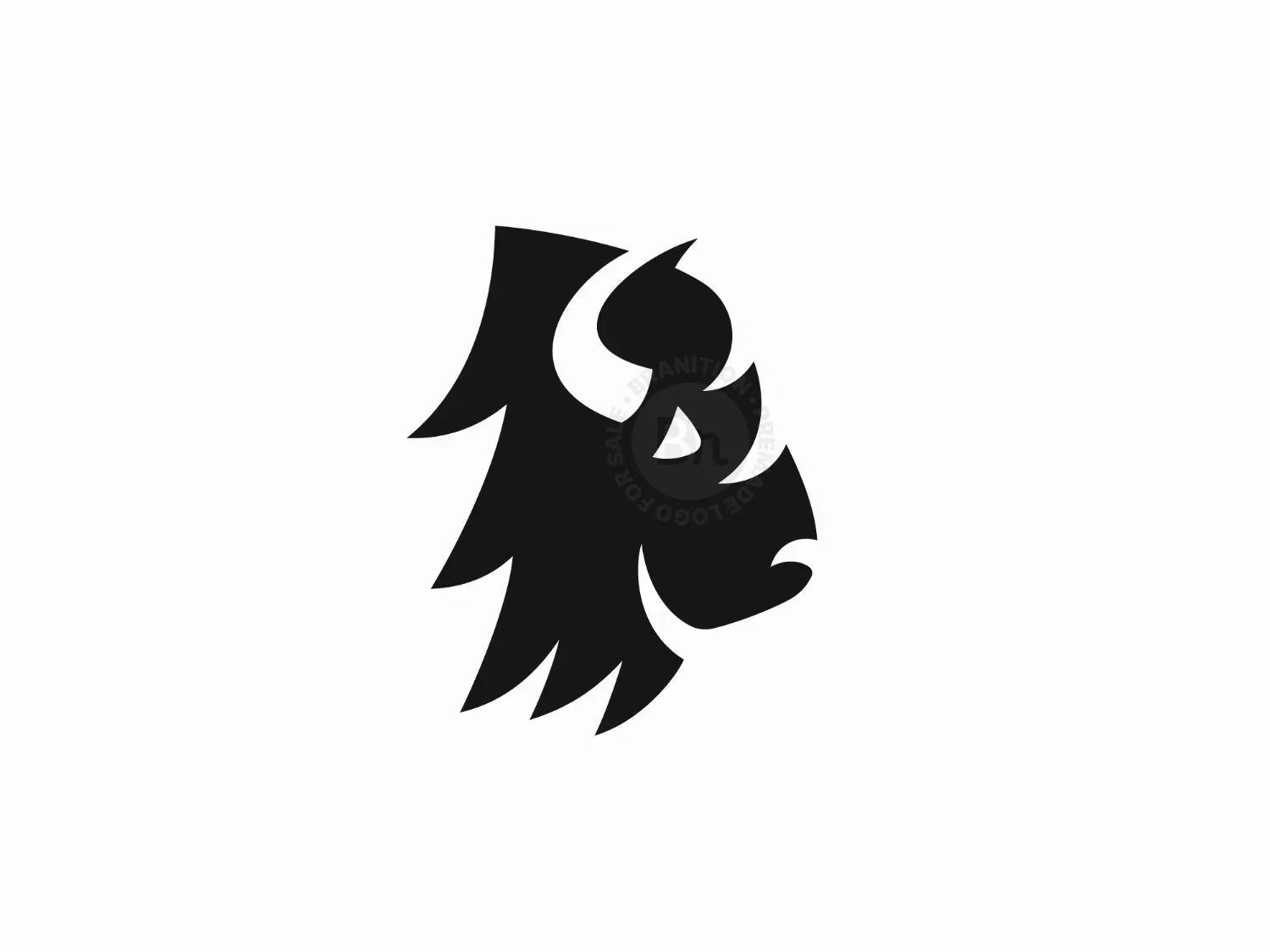 Bison Head Logo