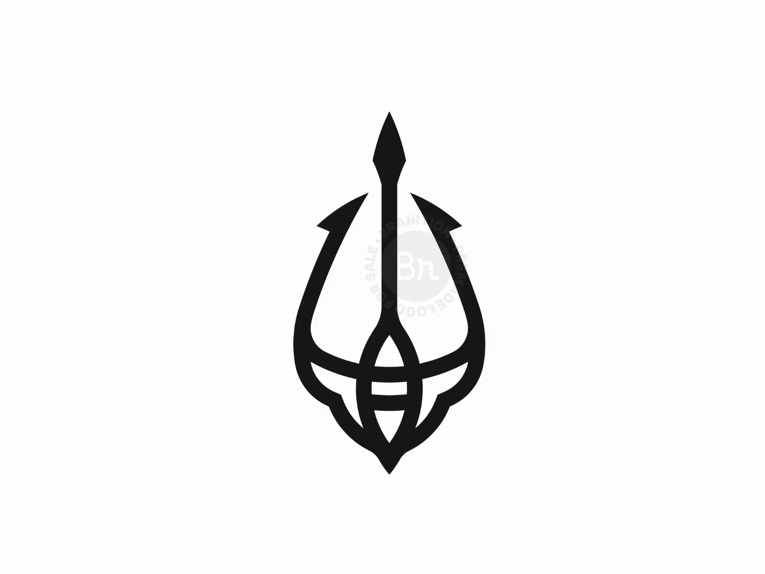 Bee Trident Logo