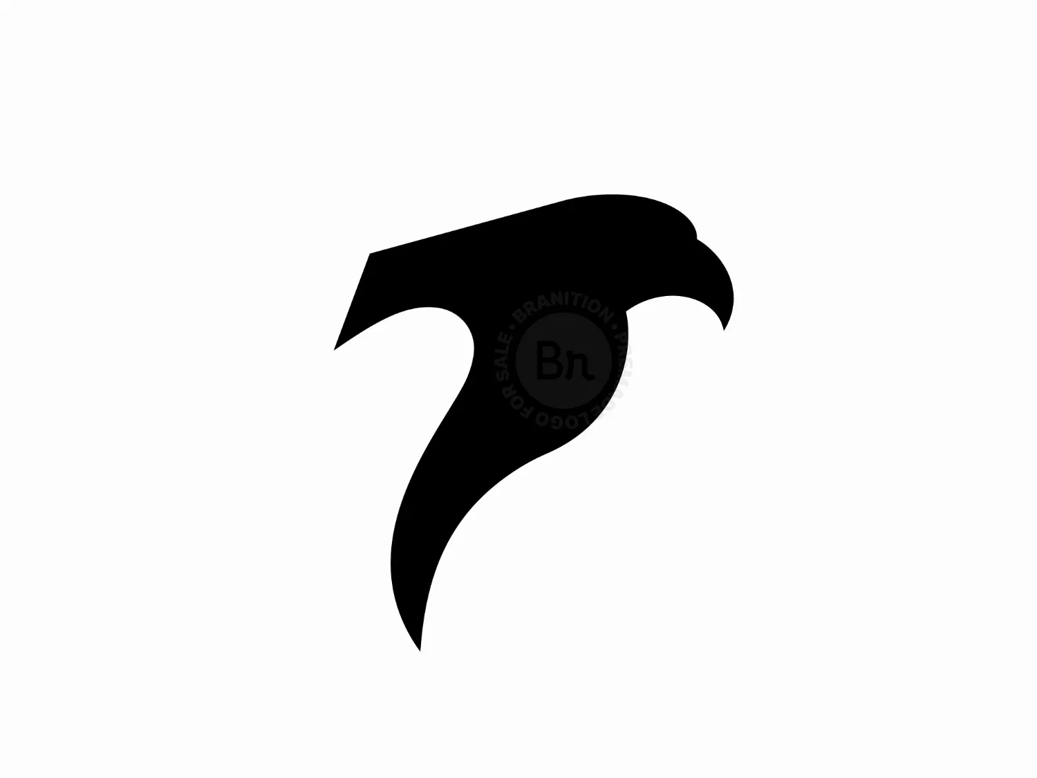 Letter P Eagle Logo