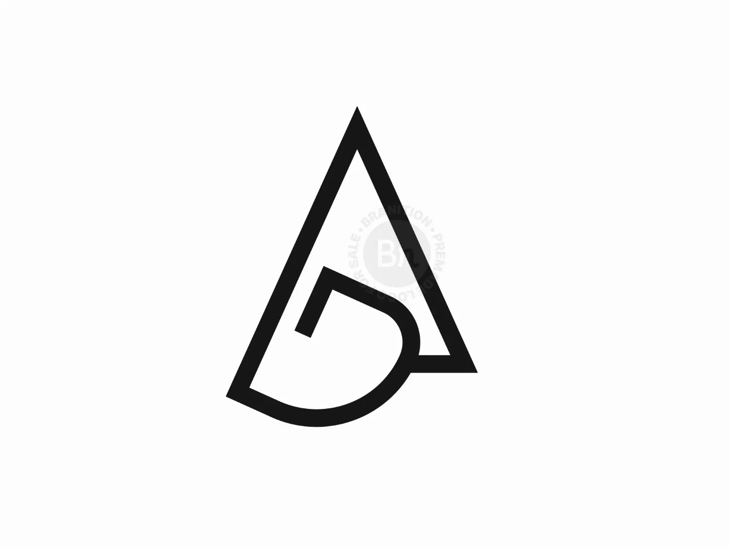 Letter BA Or AB Logo