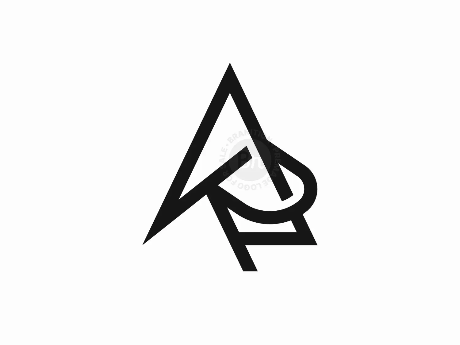 Letter AR Or RA Logo