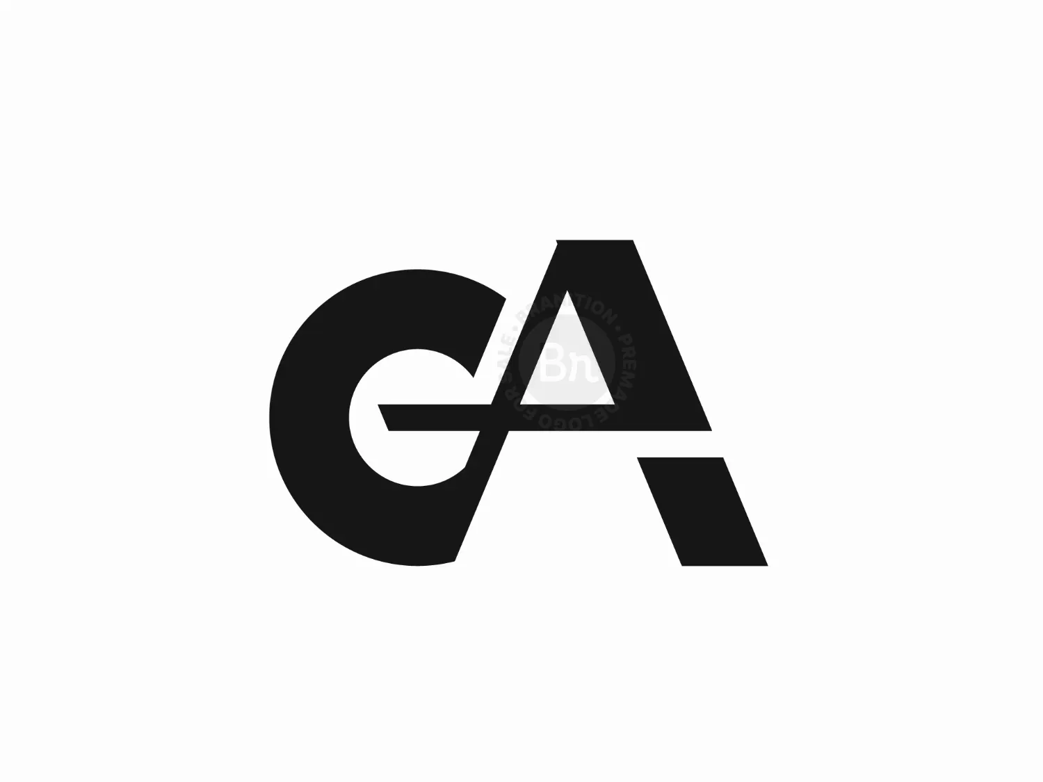 Letter CA Or AC Logo