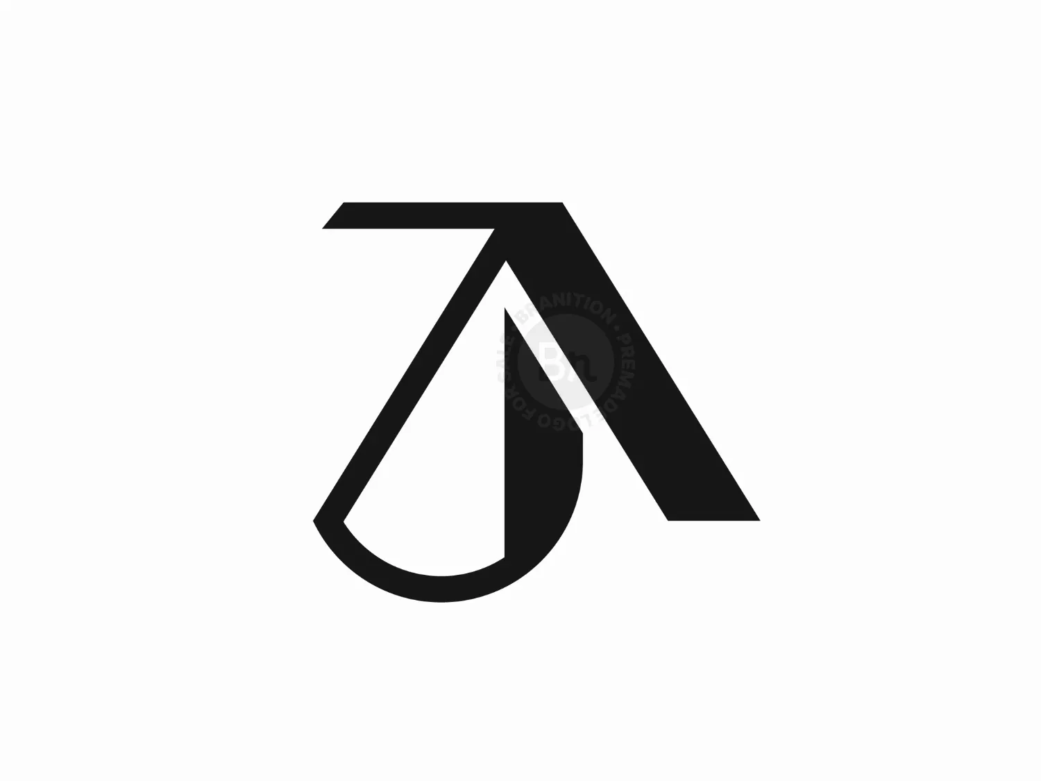 Letter JA Or AJ Logo