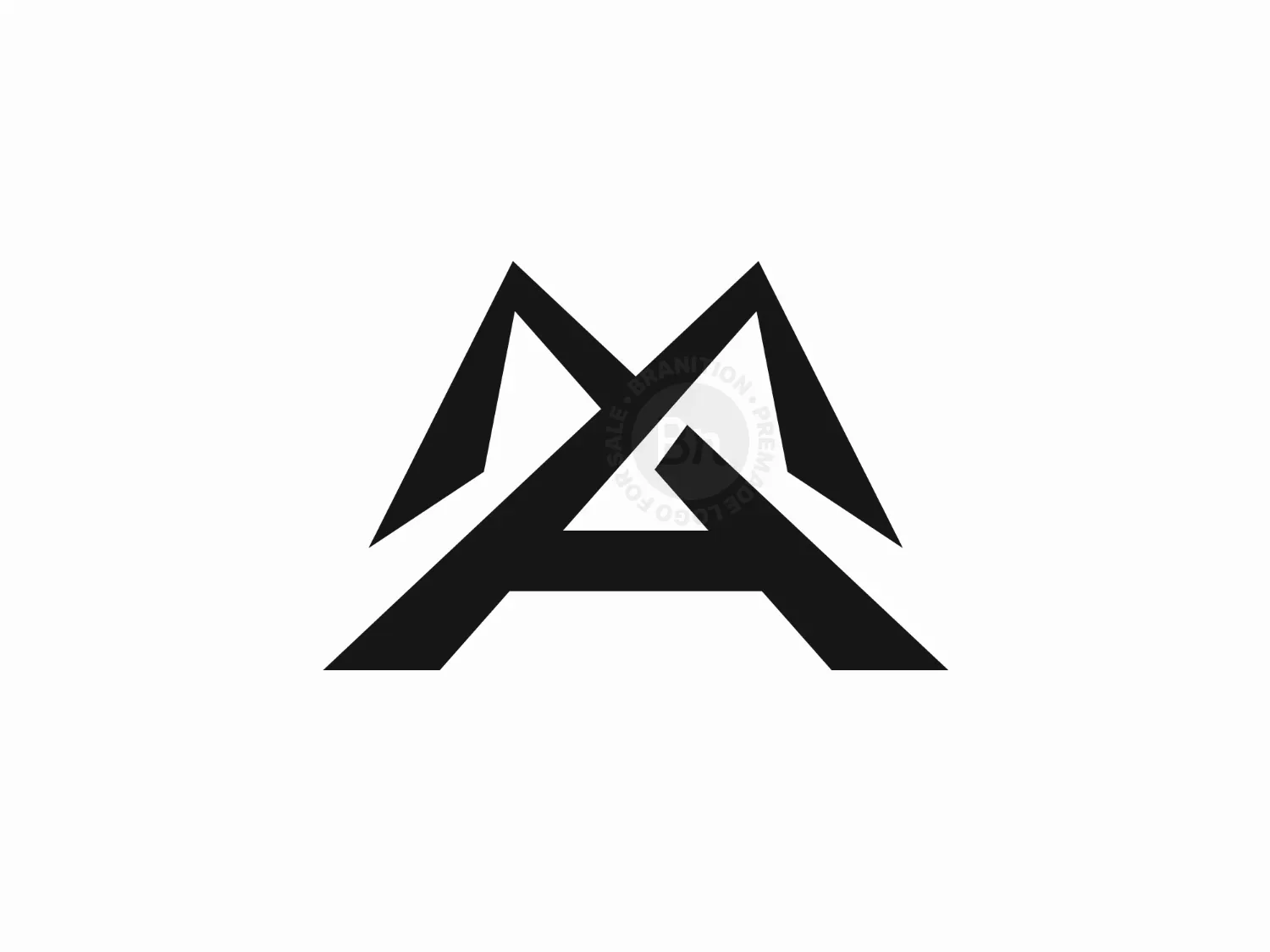 Letter MA Or AM Logo