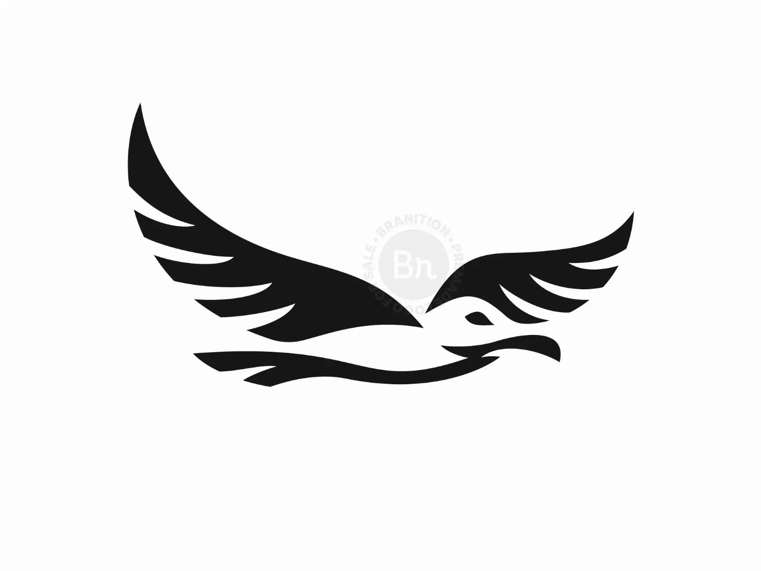 Simple Stylized Seagull Logo