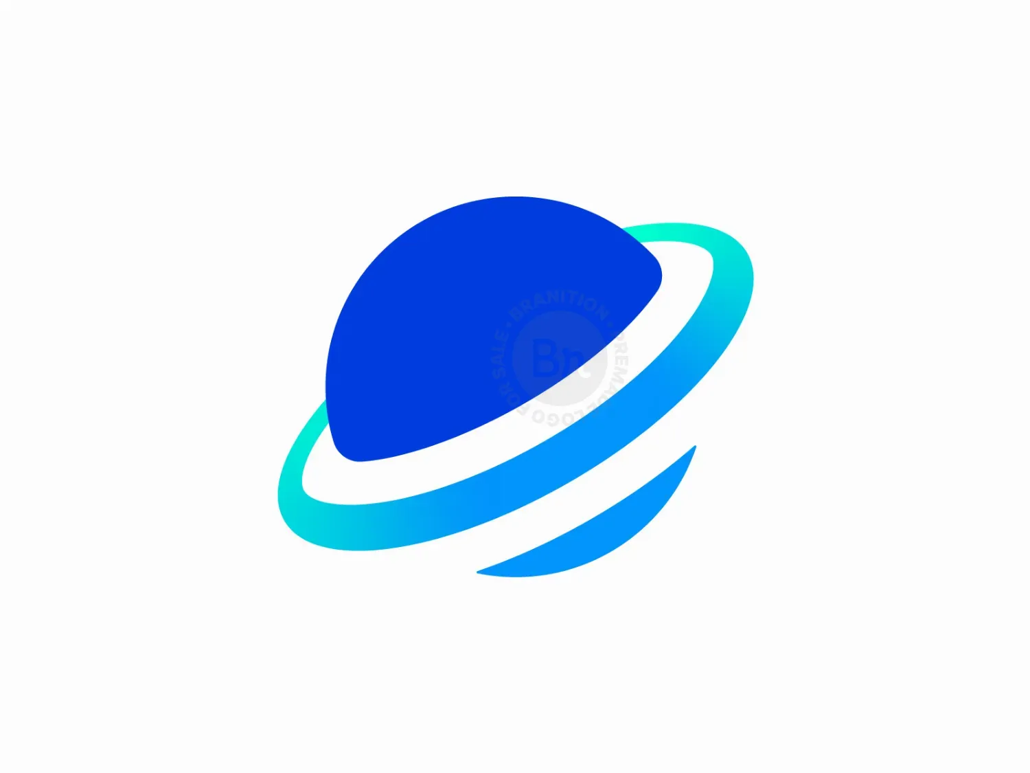 Futuristic Planet Logo / Modern Space Logo Logo