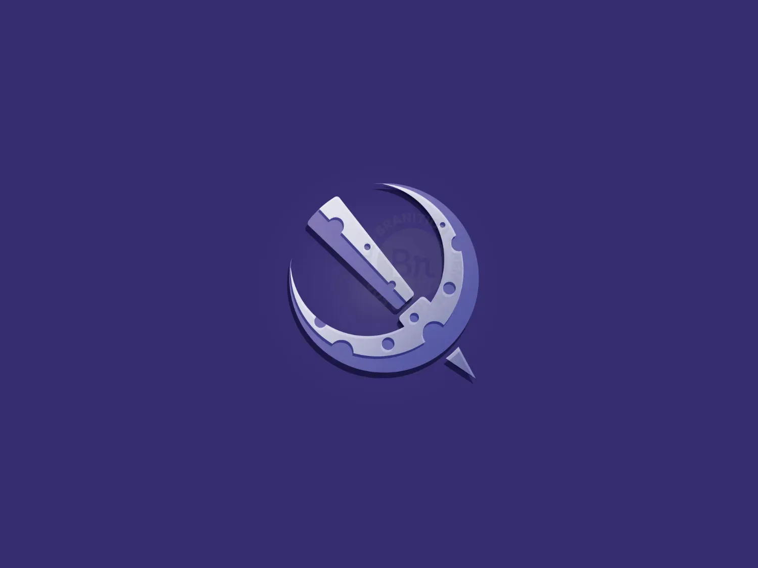 Crescent Pickaxe Or Mattock Logo