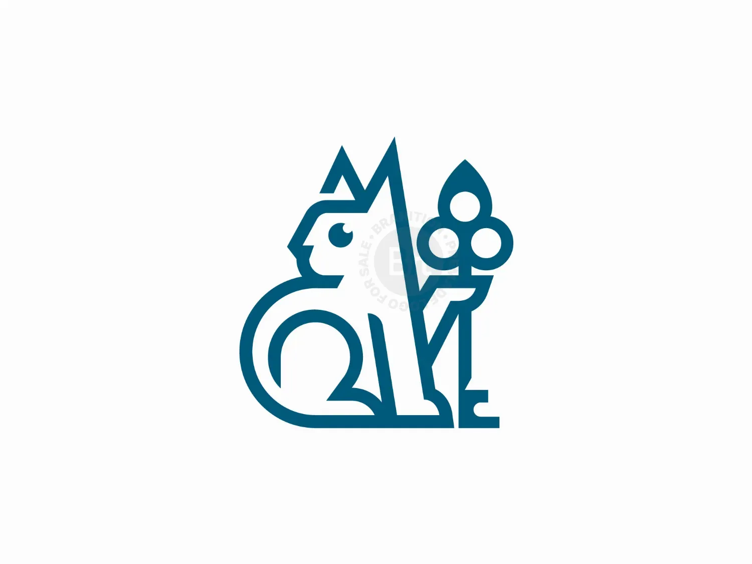 Kitten House Holding The Key Logo