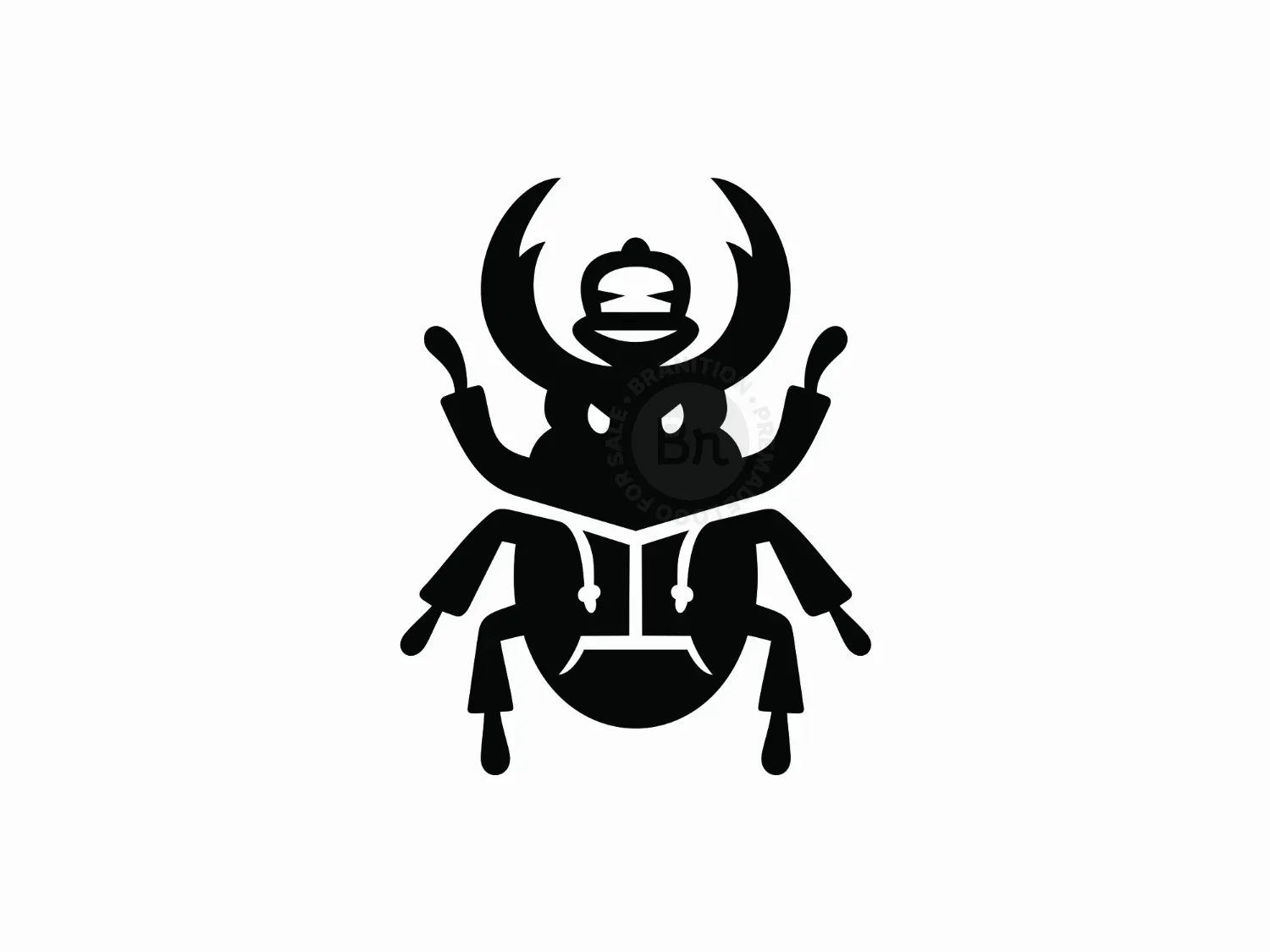 Cool Stag Beetle Apparel Logo