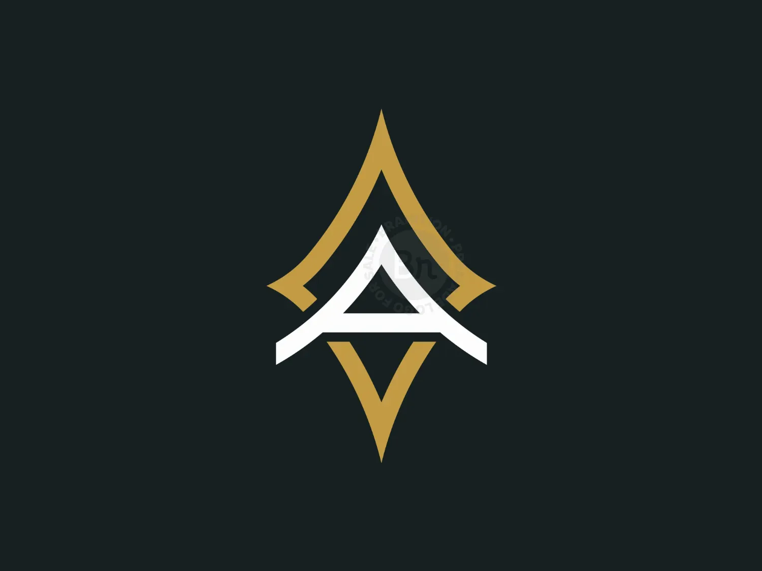 Letter A North Star Logo