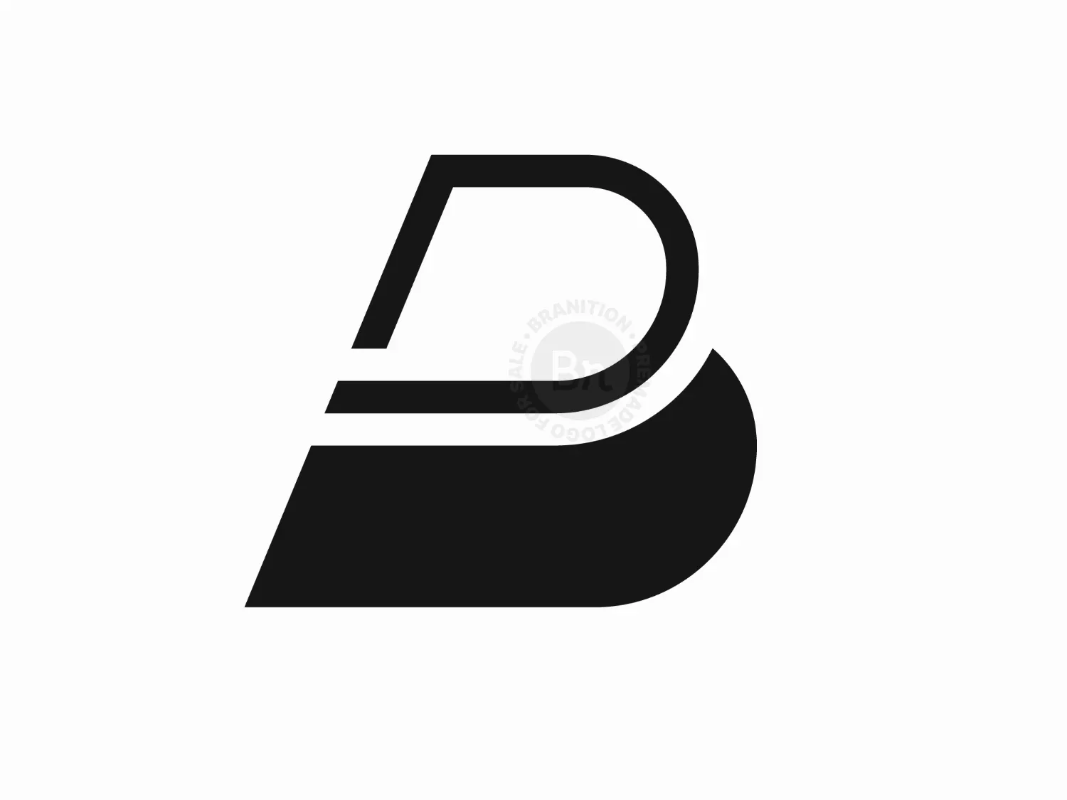 Letter BD Or DB Logo