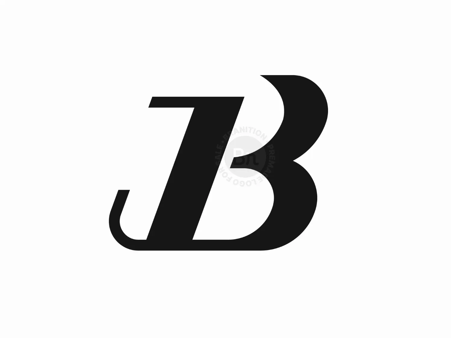 Letter JB Or BJ Logo