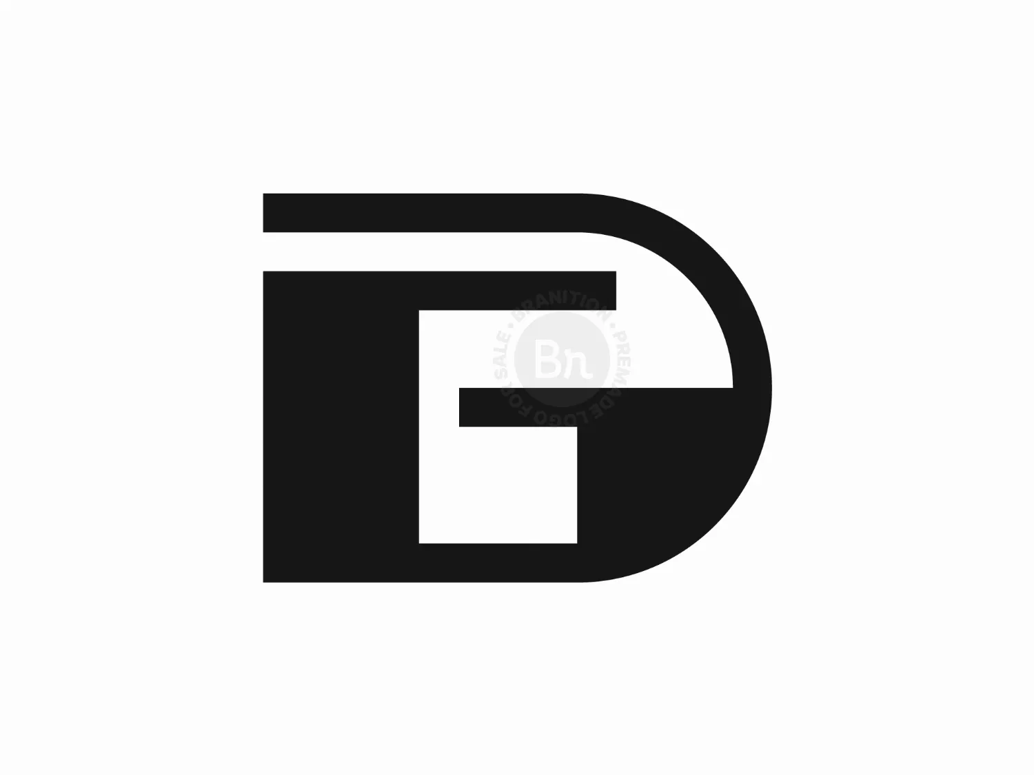 Letter DG Or GD Logo