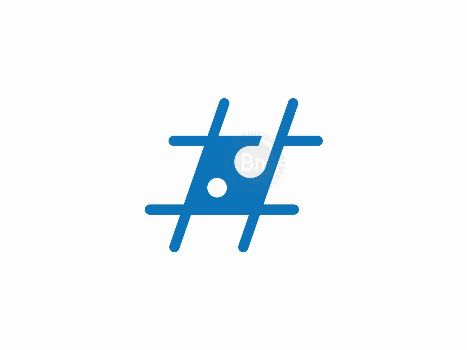 Hashtag Fish Logo