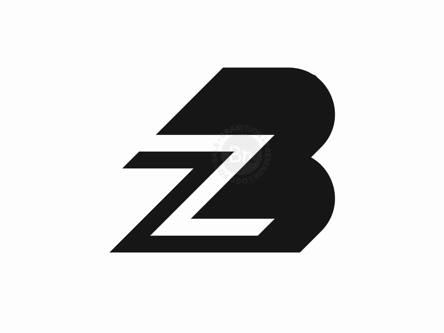 Letter ZB Or BZ