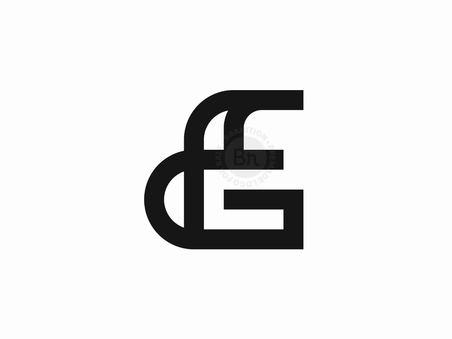 Letter F Or GF Logo