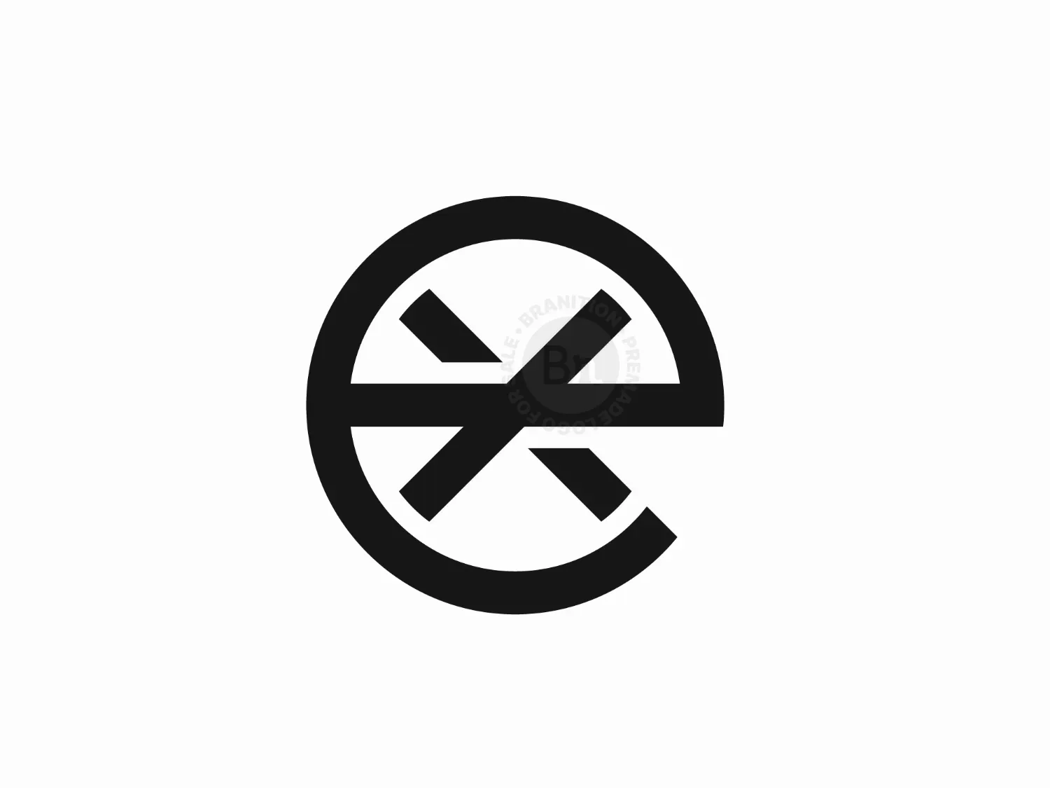 Letter EX Or XE Logo