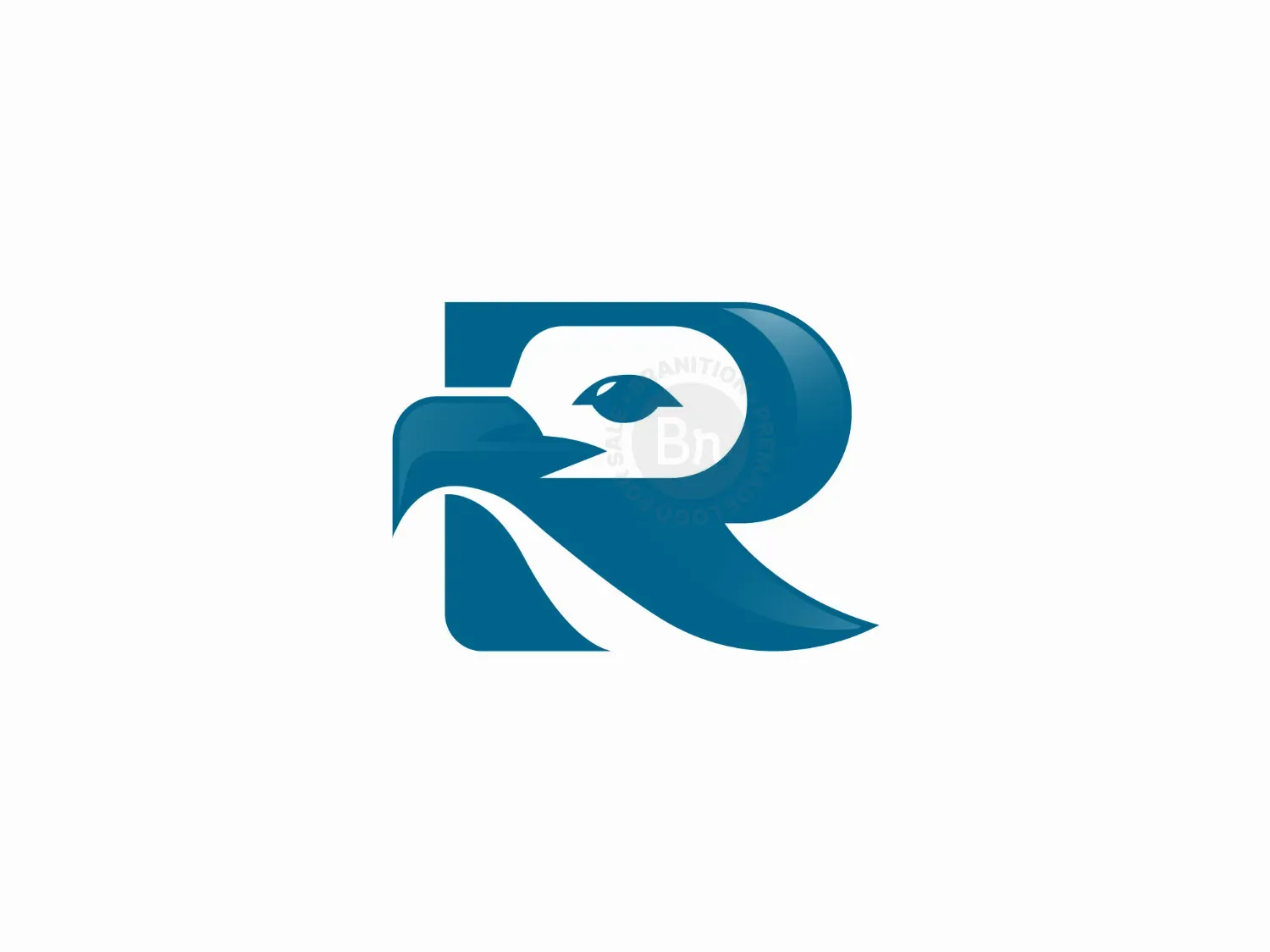 R Eagle Head Logo
