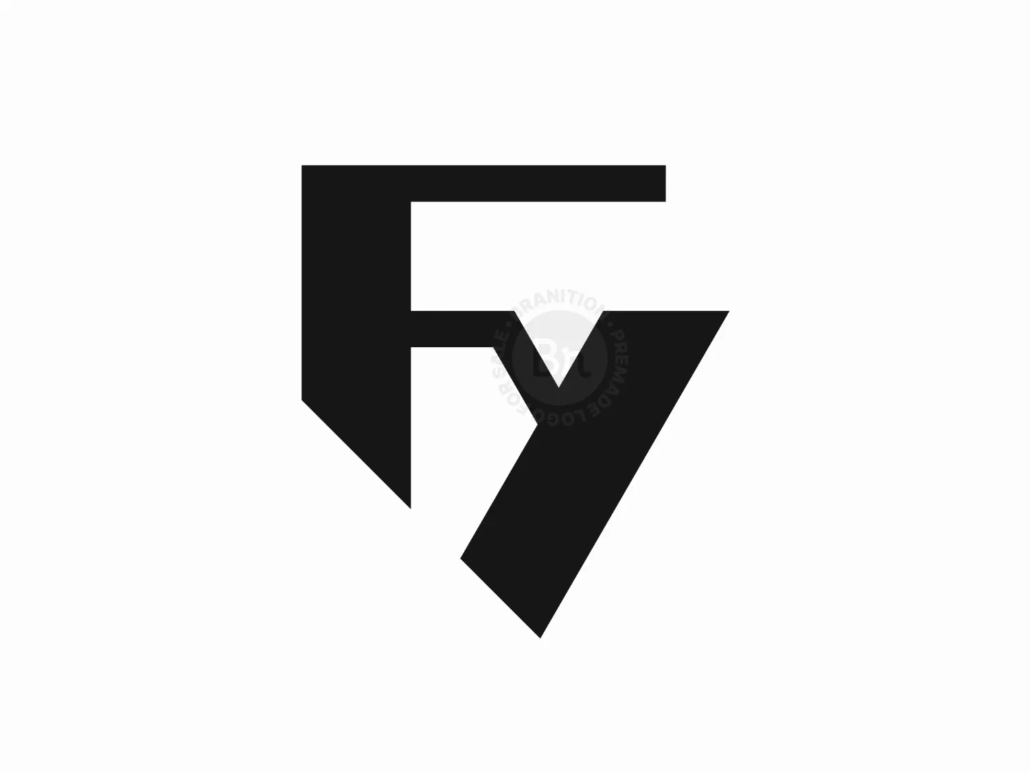 Letter FY Or YF Logo