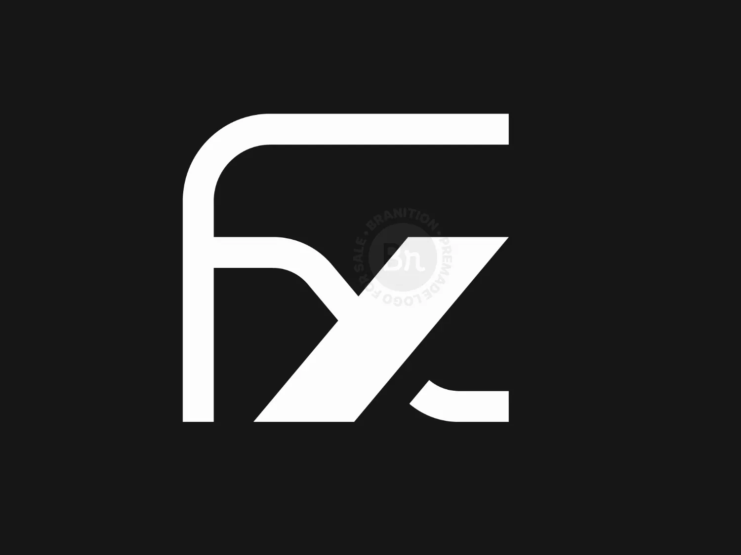 Letter FX Or XF Logo