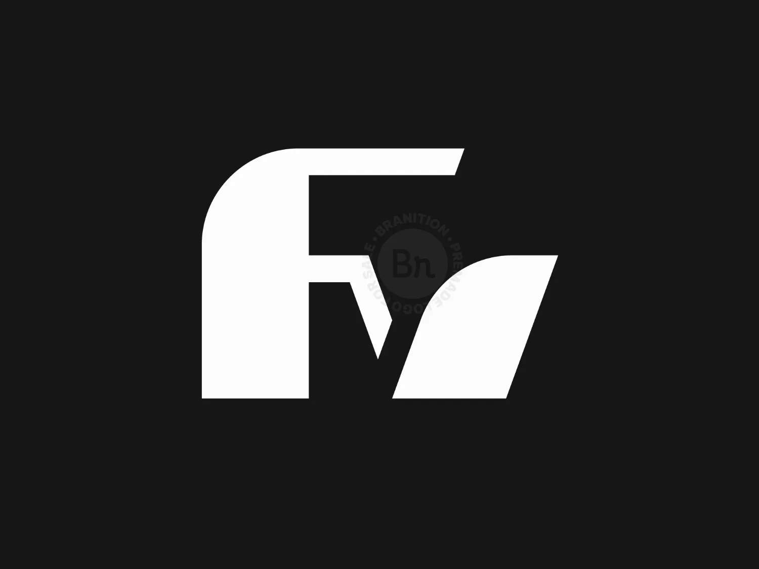 Letter FV Or VF Logo