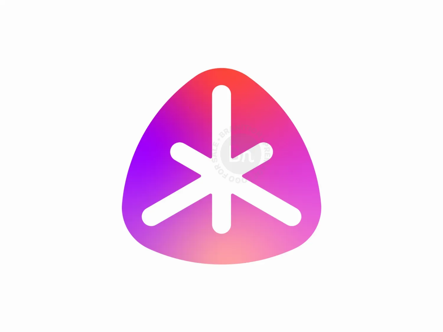 Modern Gradient Star Logo