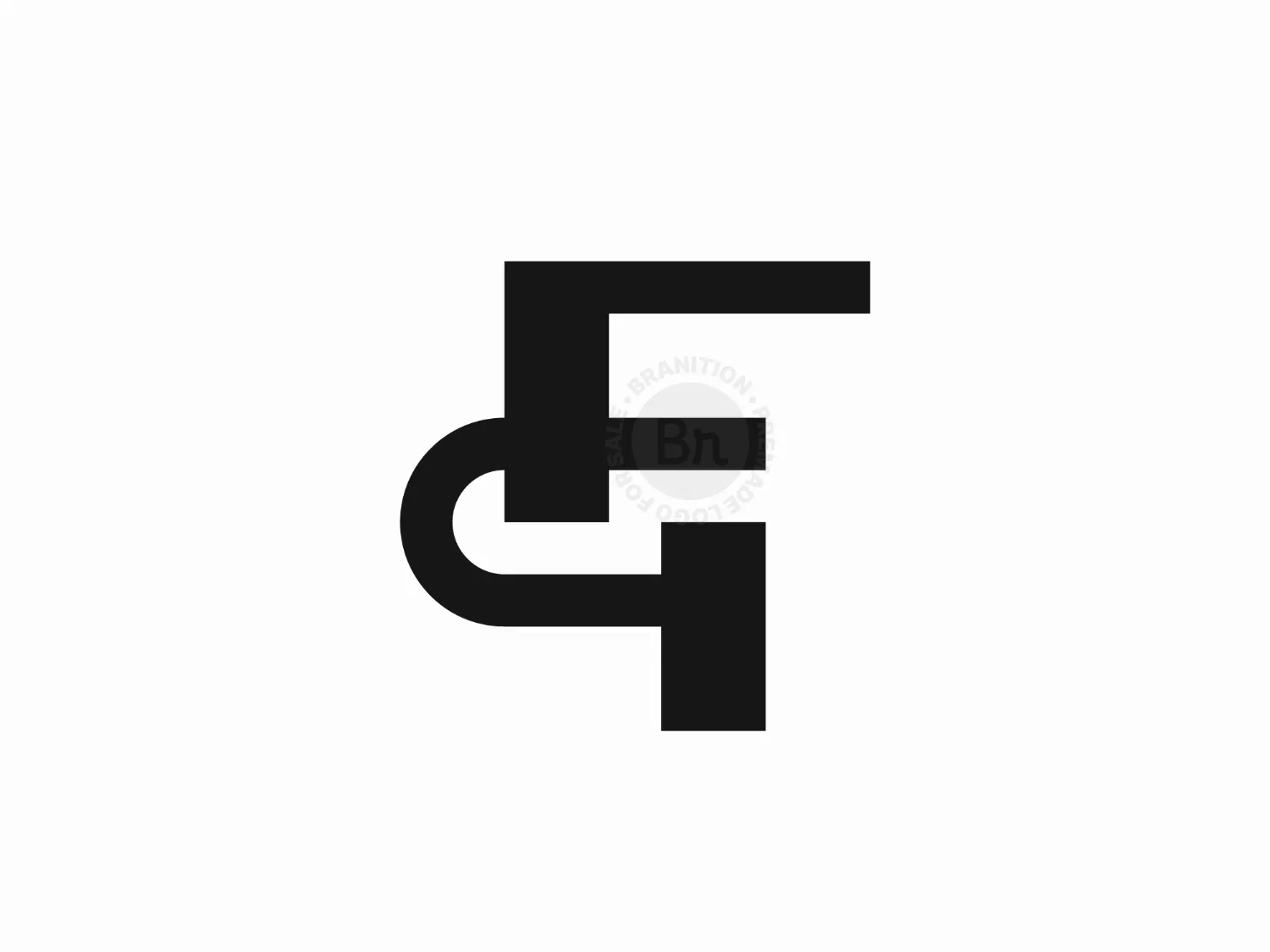Letter FQ Or QF Logo