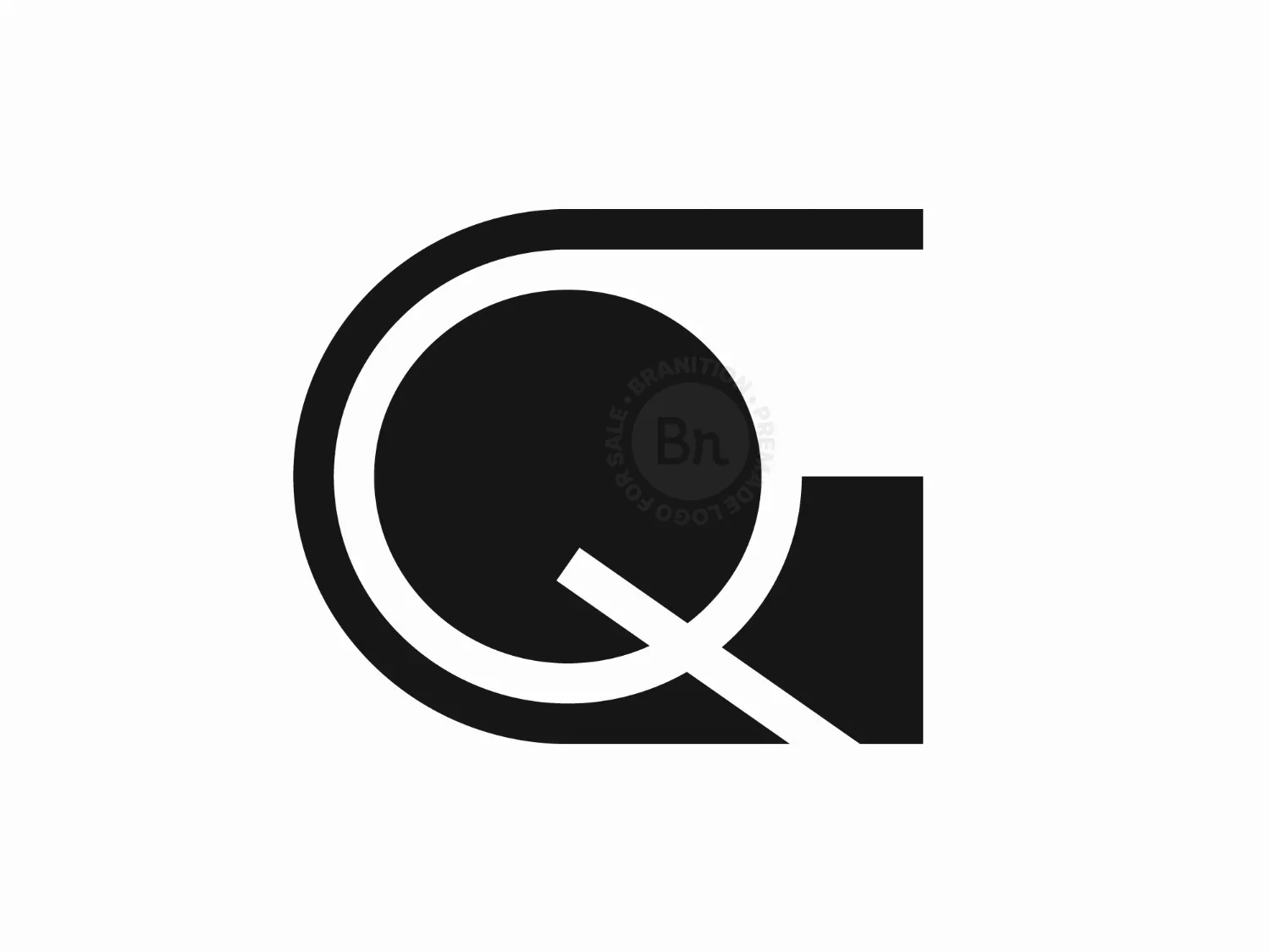 Letter GQ Or QG Lgoo
