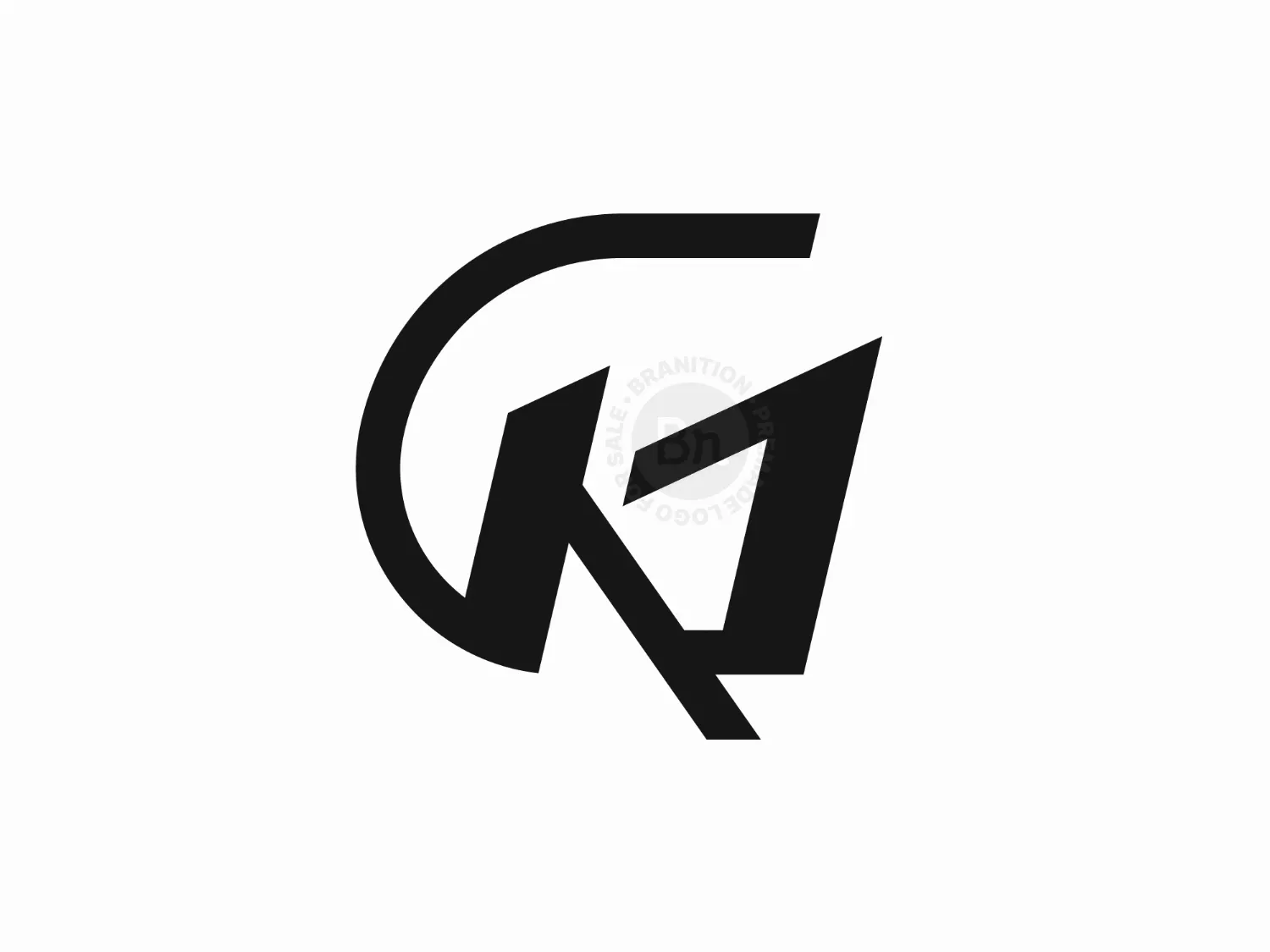 Letter GK Or KG Logo