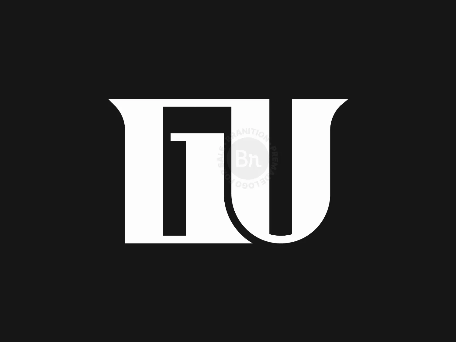 Letter GU Or UG Logo