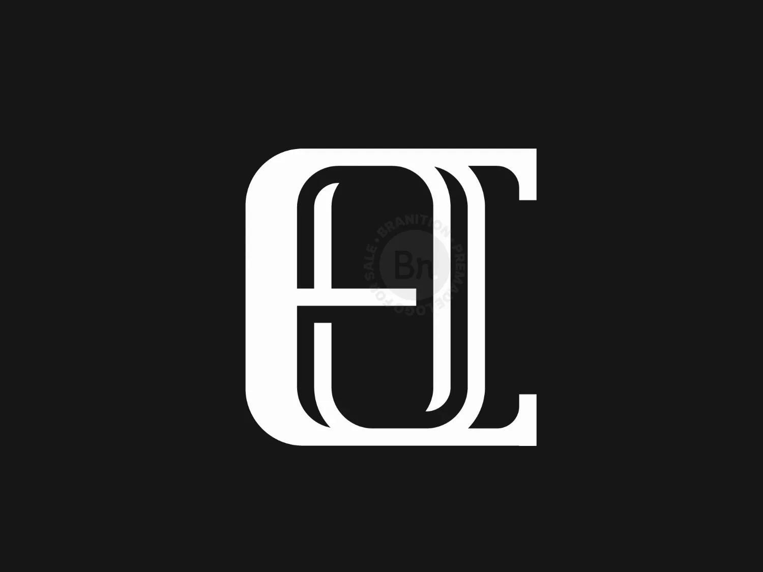 Letter EO Or OE Logo