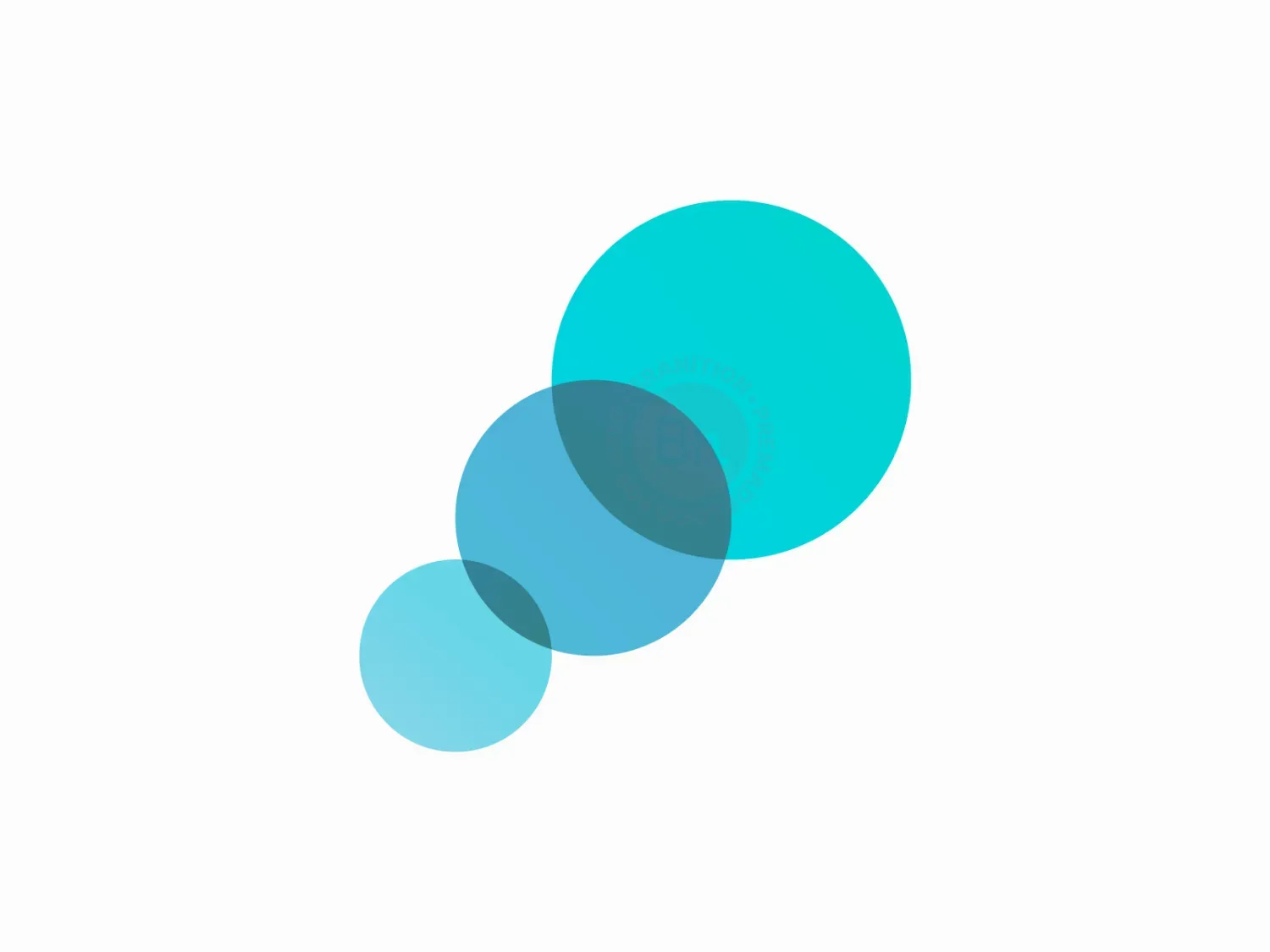 Minimal Overlapping Circles Logo Design