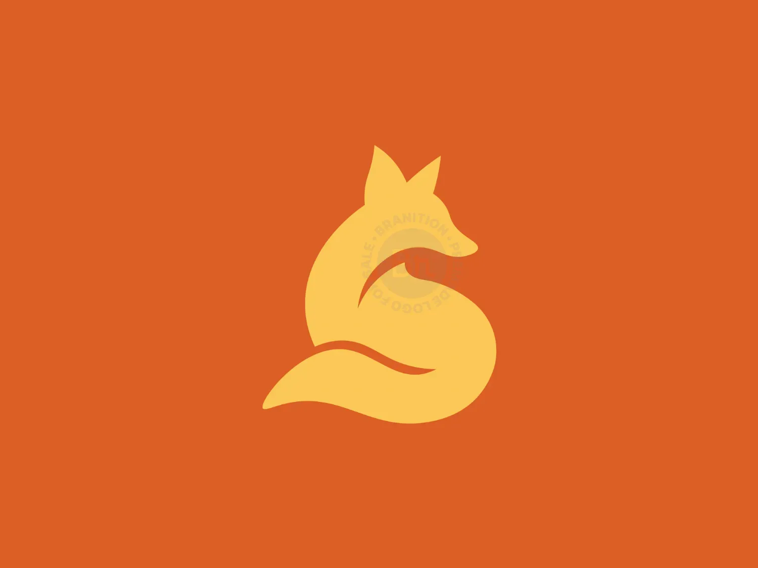 Abstract Fox Premium Logo