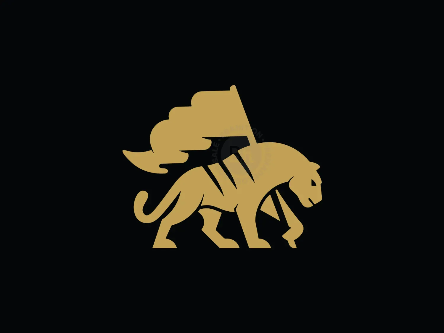 Strong Lion Justify Logo