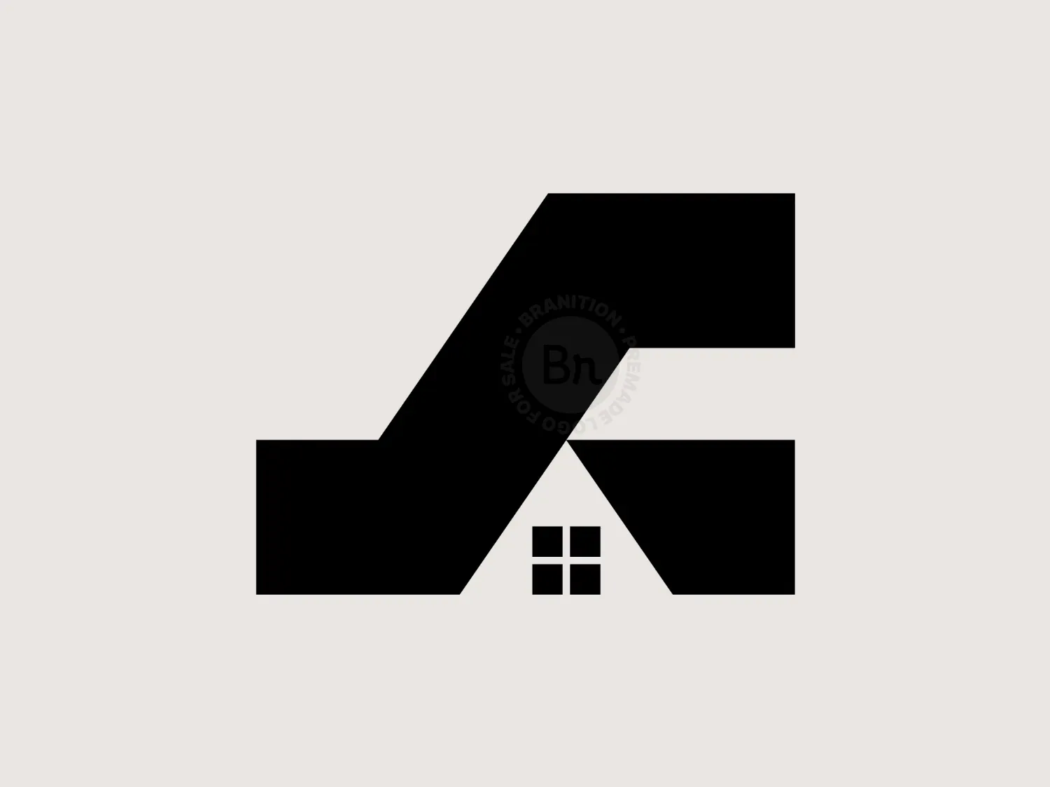 Letter F Home Logo