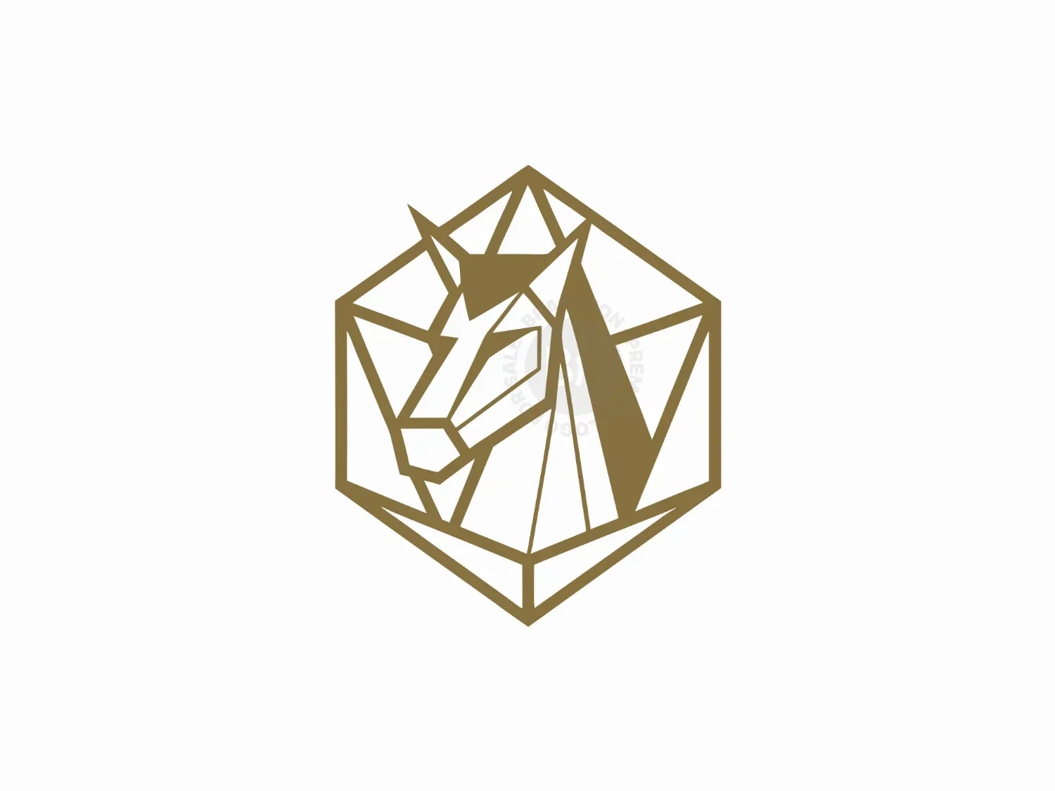 Hexagon Linear Horse