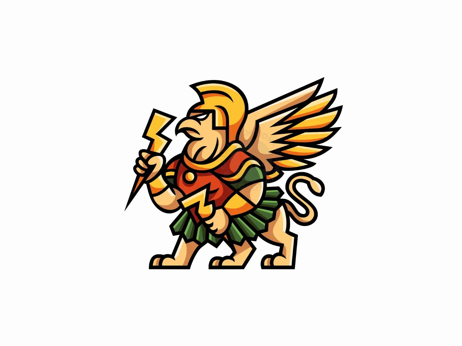 Colossal Griffin Spartan Electric Logo