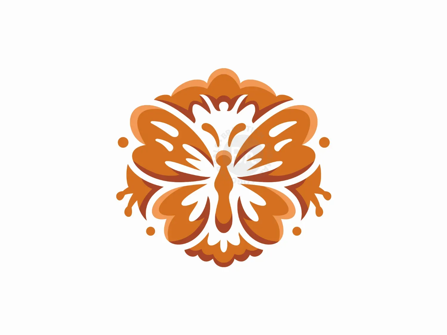 Butterfly Leaf Flower Beautiful Logo