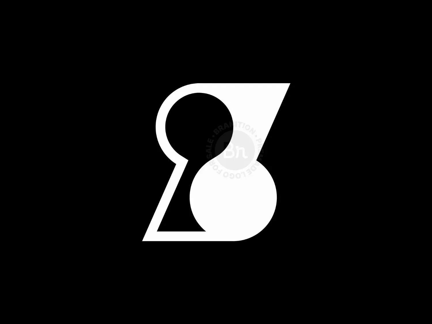 Keyhole Yin Yang Logo