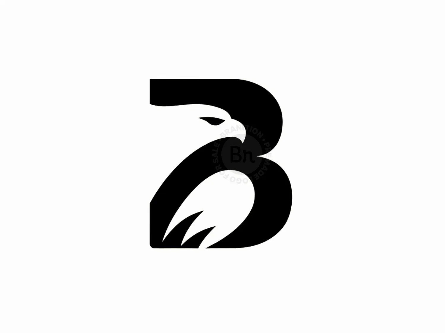 Bold Eagle Letter B