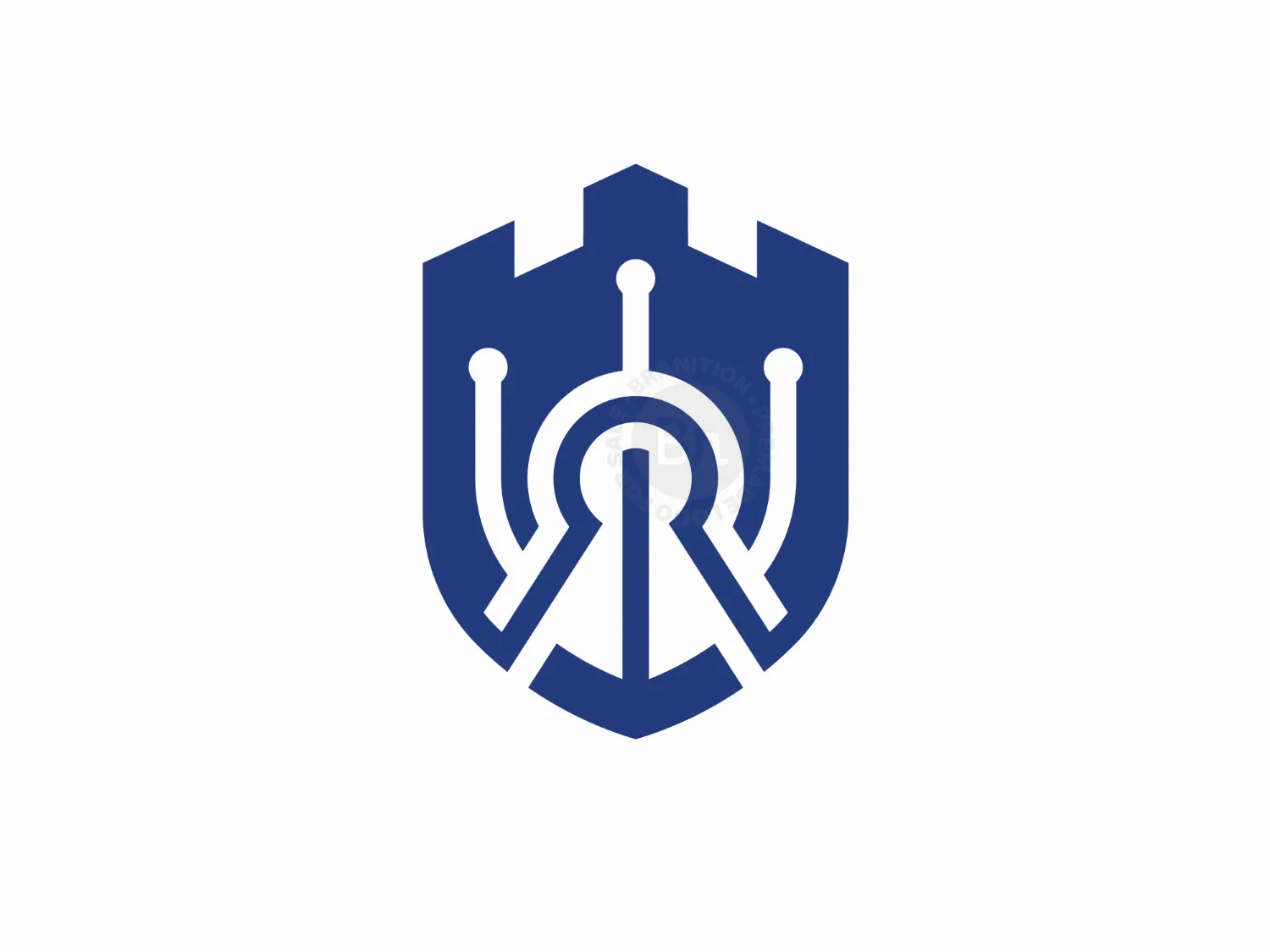 Shield Keyhole Security Logo