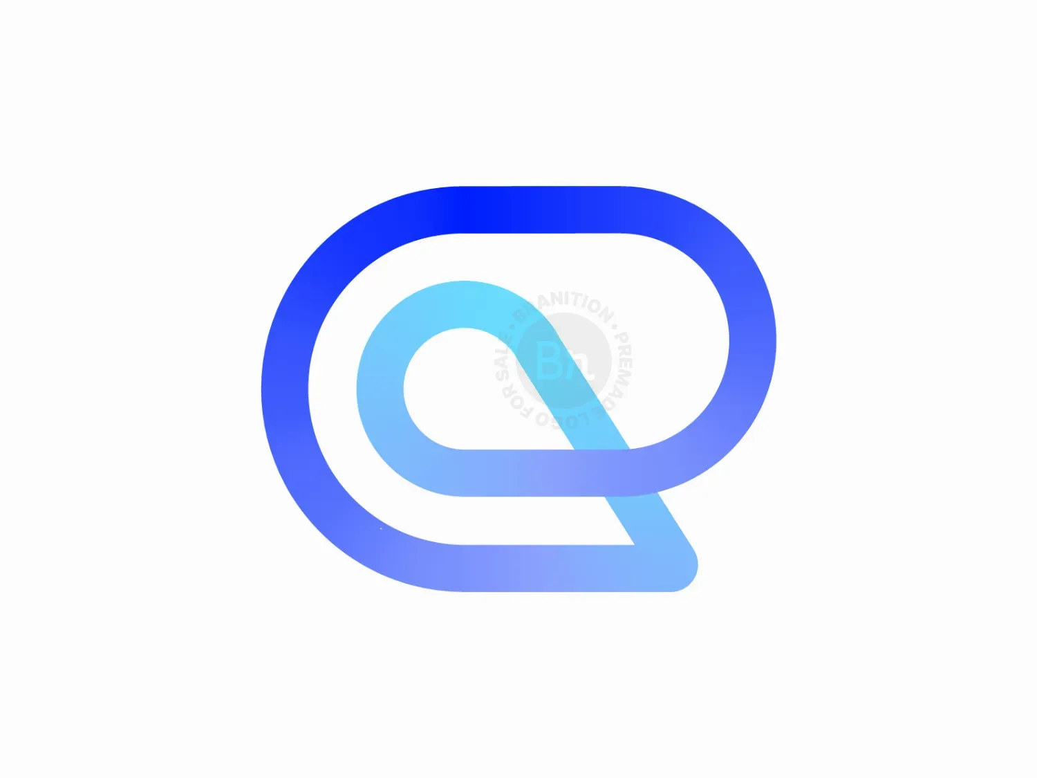 Modern Gradient Letter P Logo Design