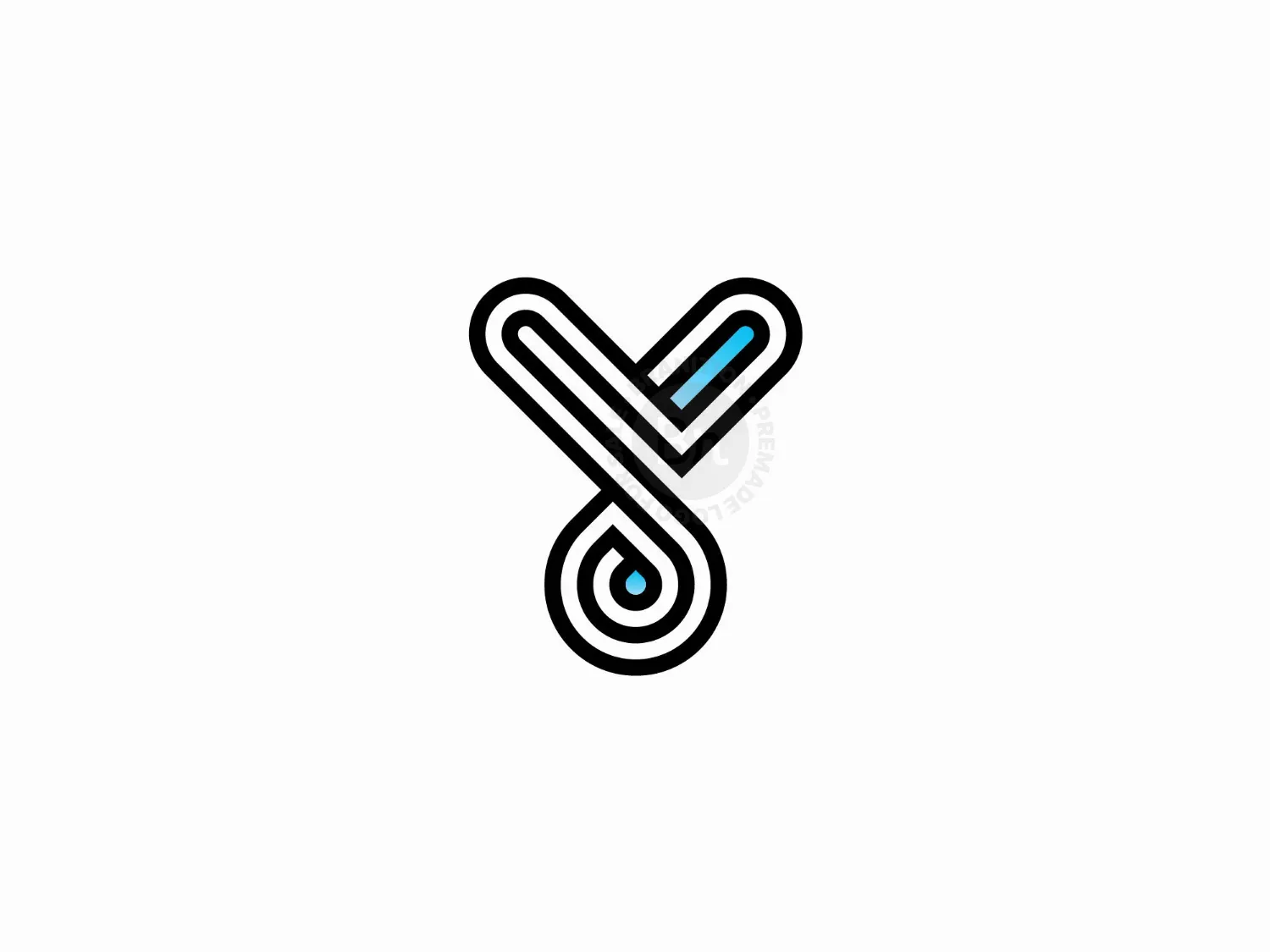 Yd Dy Water Drop Logo